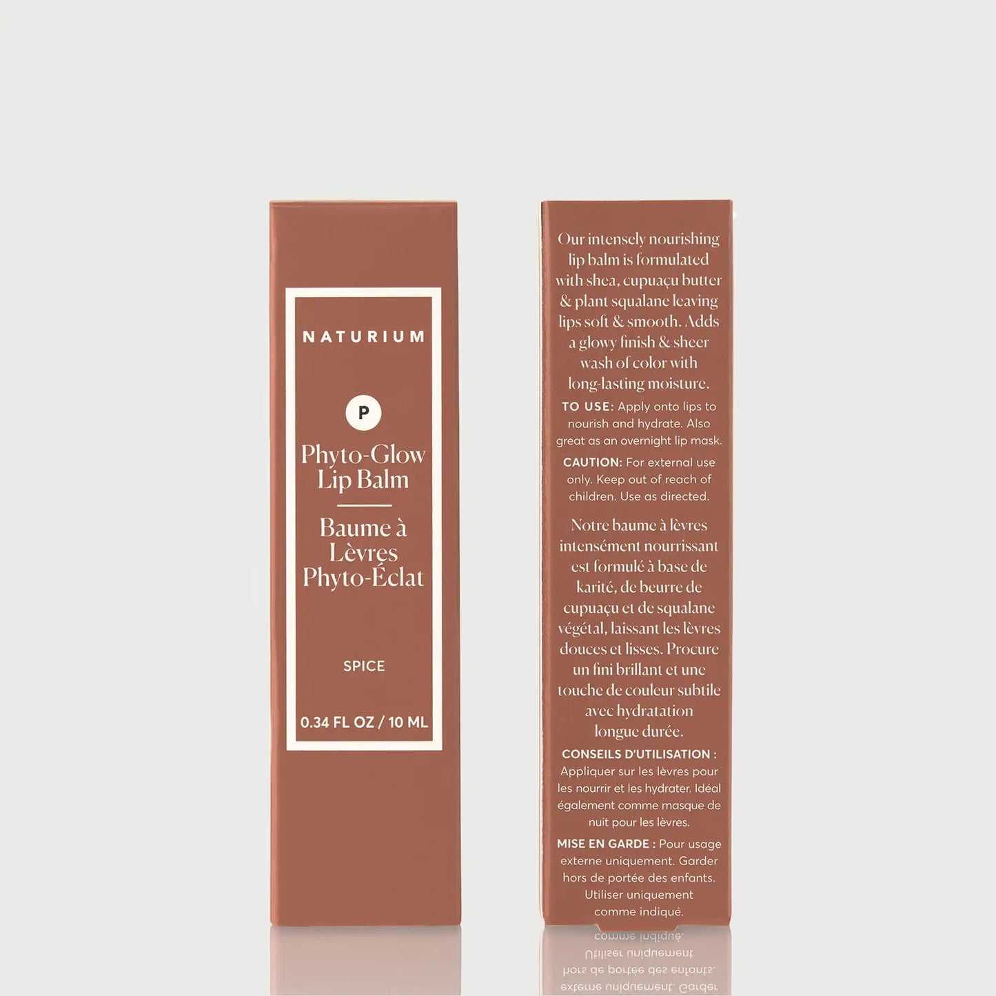 phyto-glow-lip-balm-spice-f9 NATR-60113-PhytoGlow-Spice-UC-Front-Back-bonebkgd.webp